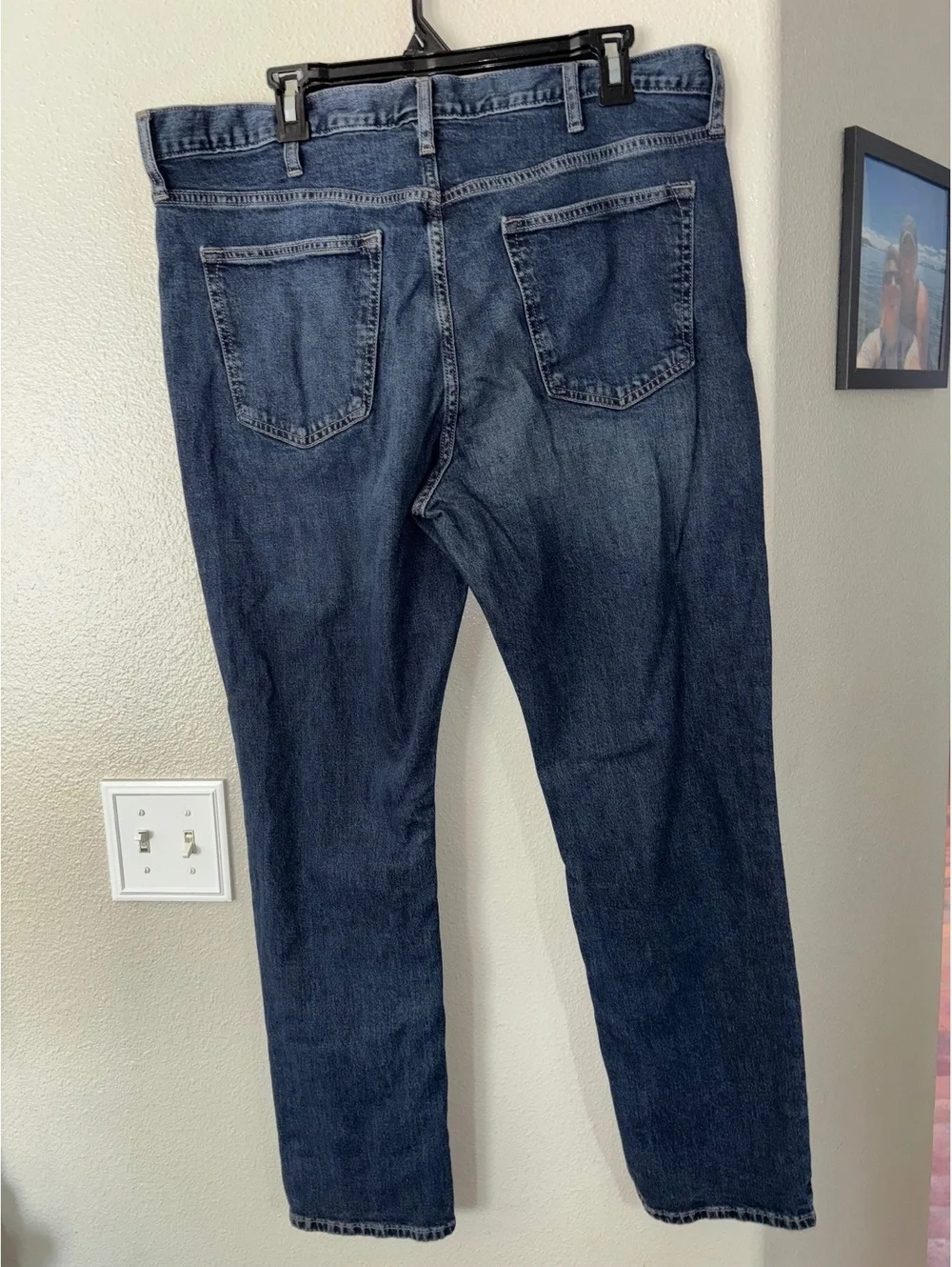 Old Navy Men's Slim Built-In Flex Jeans Dark Wash Stretch 38x32